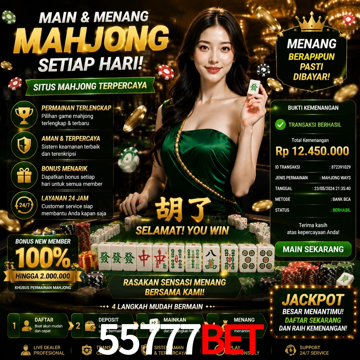 Ganhar e sacar na 55777bet